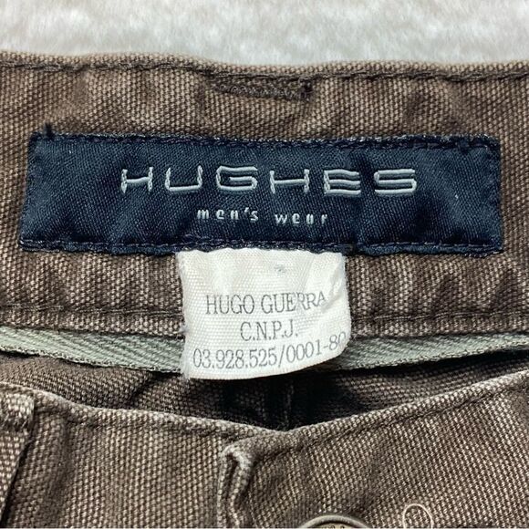 Hughes Men,'s Wear Brown Canvas Pants Size 38 - Picture 3 of 14